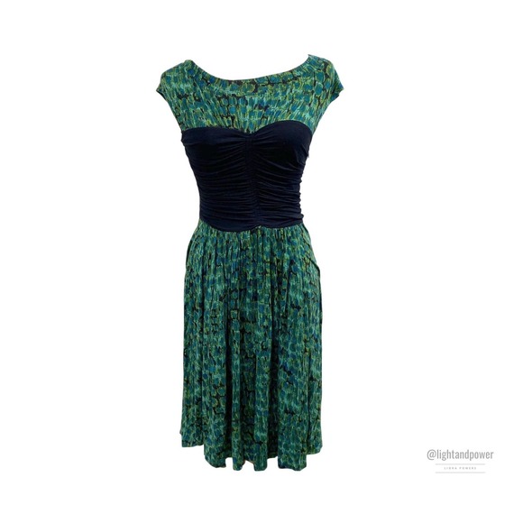 Anthropologie Dresses & Skirts - Plenty by Tracy Reese Green Jersey Dress S EUC